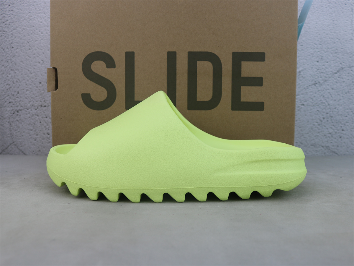 Free Shipping Yeezy Slide Glow Green 2022 Restock HQ6447